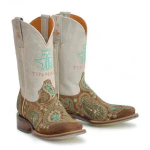 Tin Haul Women's Wildrags / Near Home Square Toe Boots 1464