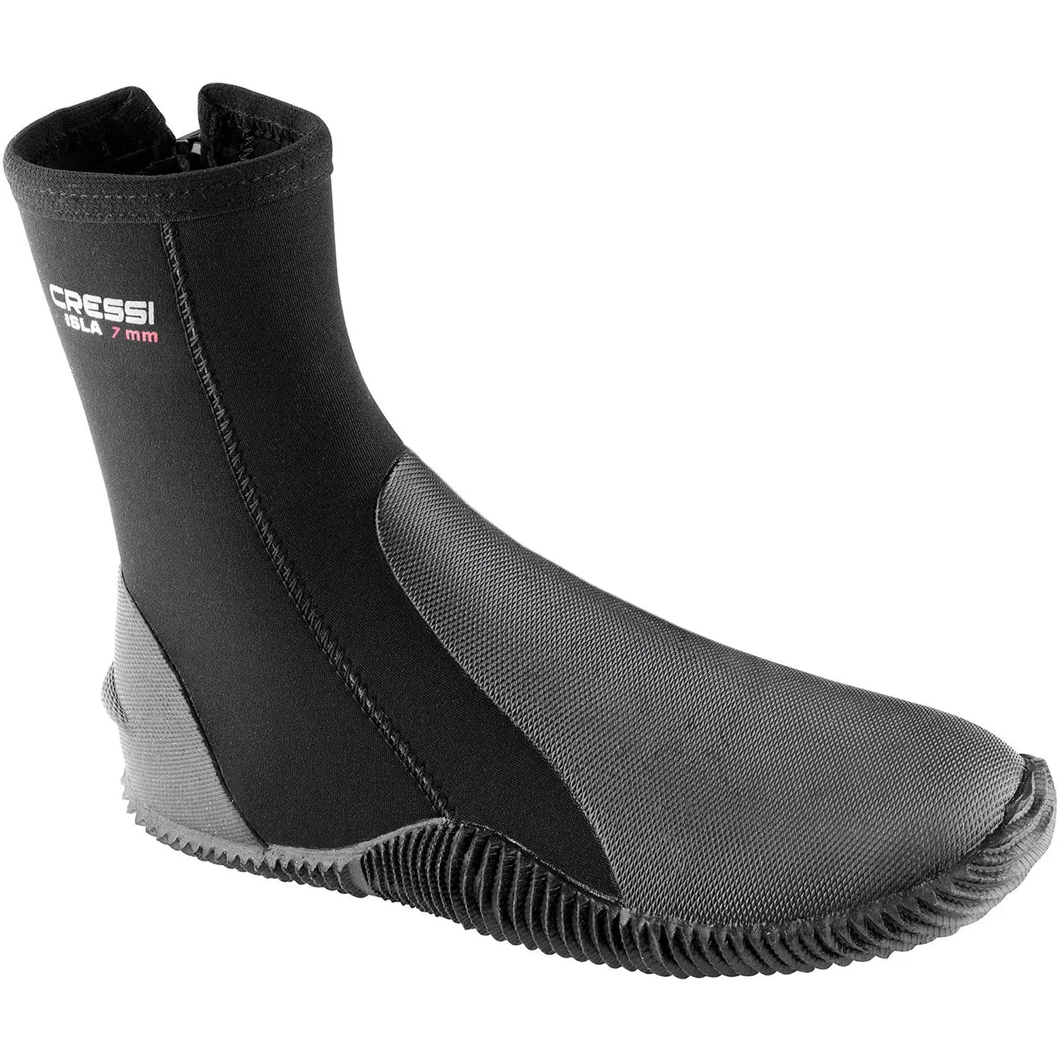 Used Cressi 7mm ISLA With Soles Boots, Black/Black, Size: 10