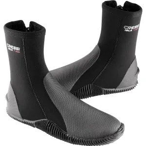 Used Cressi 7mm ISLA With Soles Boots, Black/Black, Size: 10