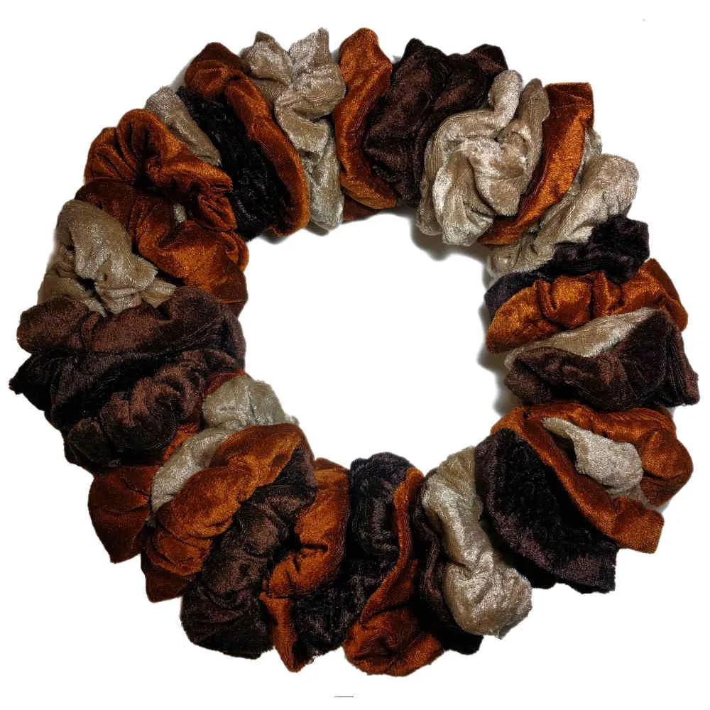 Velvet Scrunchies, Standard Size