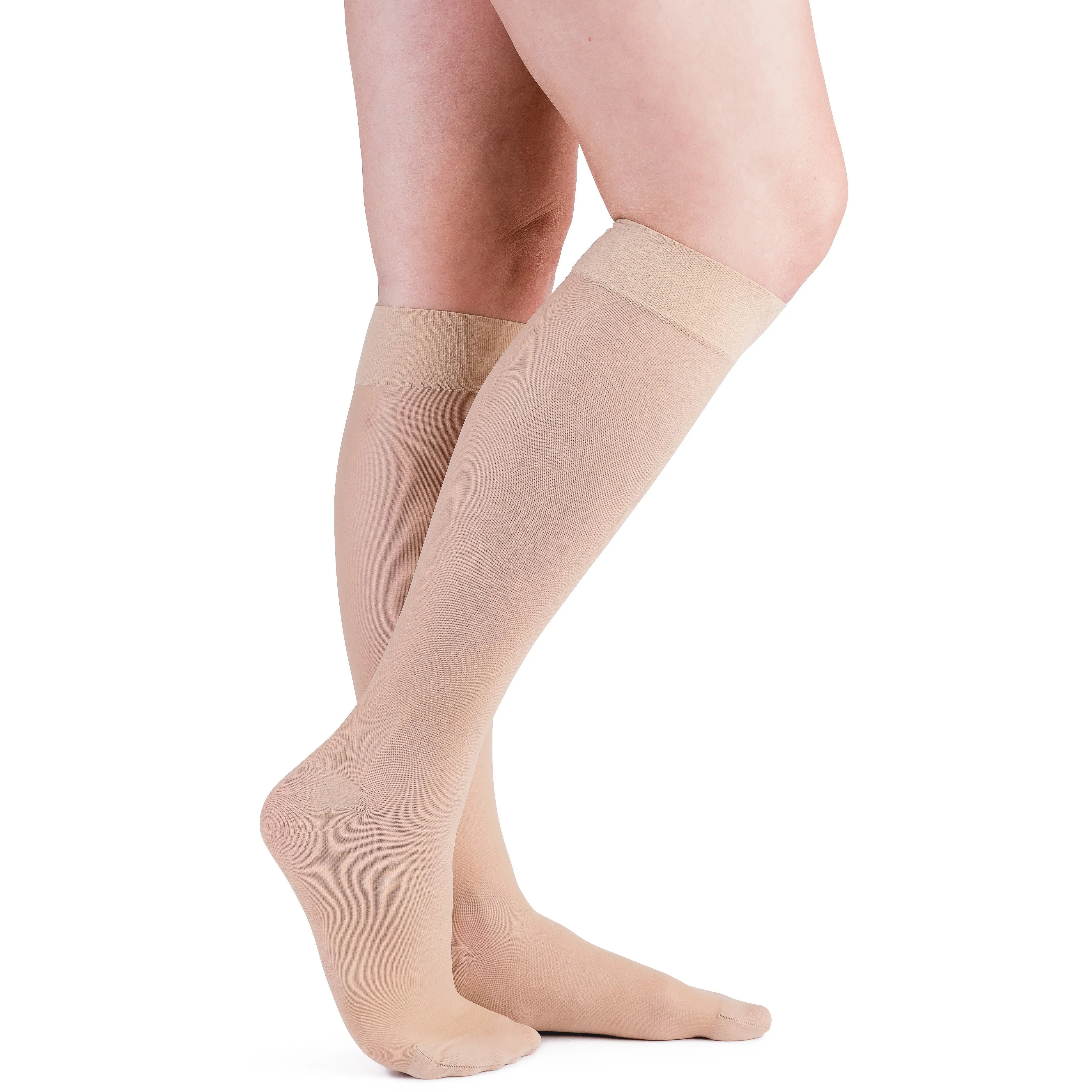 VenActive Women's Premium Sheer 15-20 mmHg Knee Highs