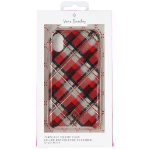 Vera Bradley Flexible Frame Case for Apple iPhone XS / iPhone X - Red Grid