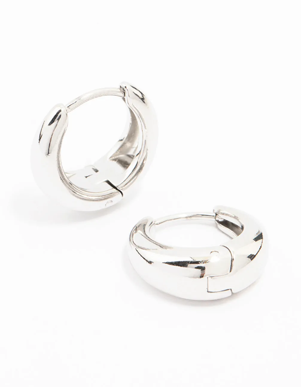 Waterproof Stainless Steel Mini Drop Huggie Earrings