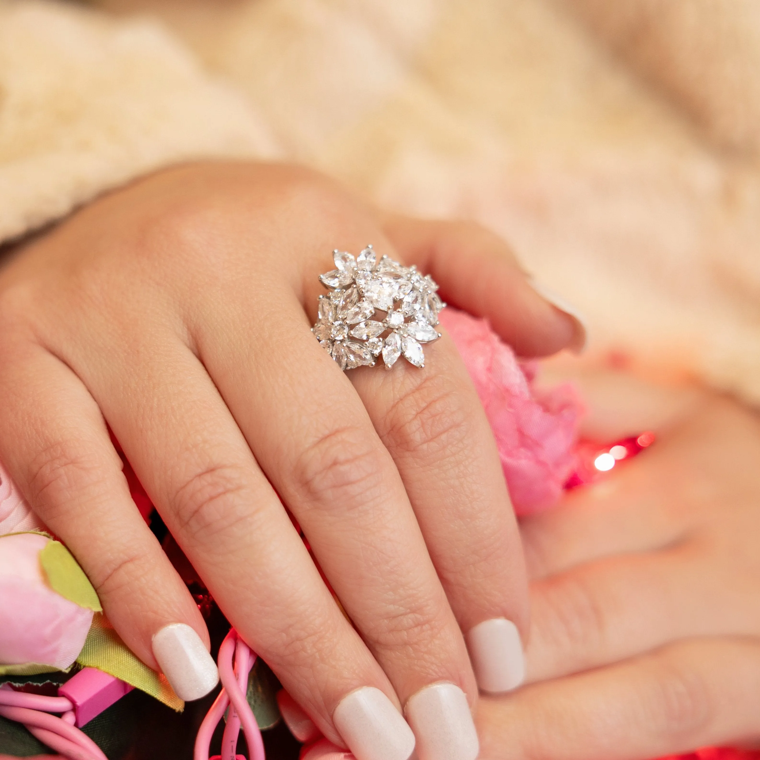 Winter Blossom Ring