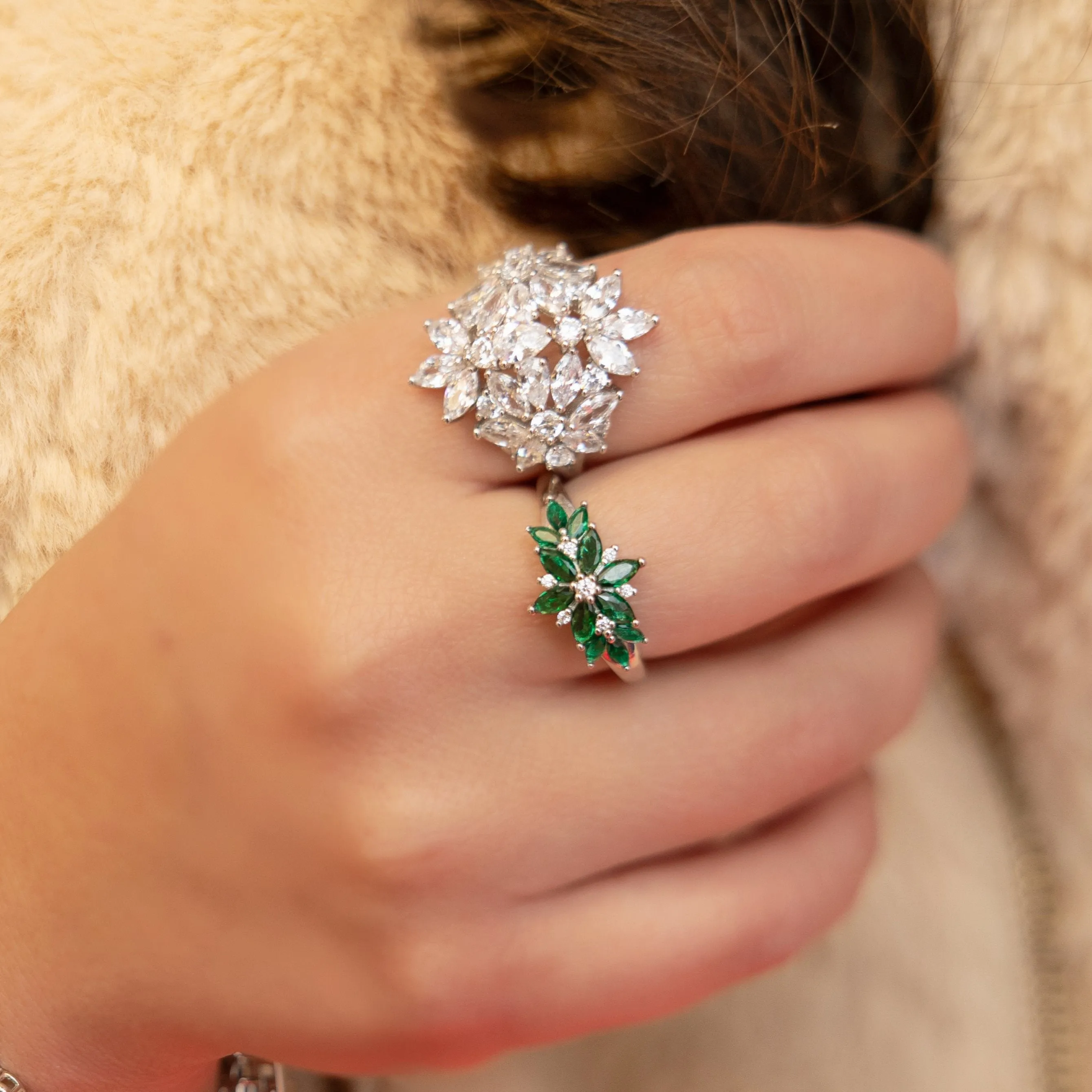 Winter Blossom Ring