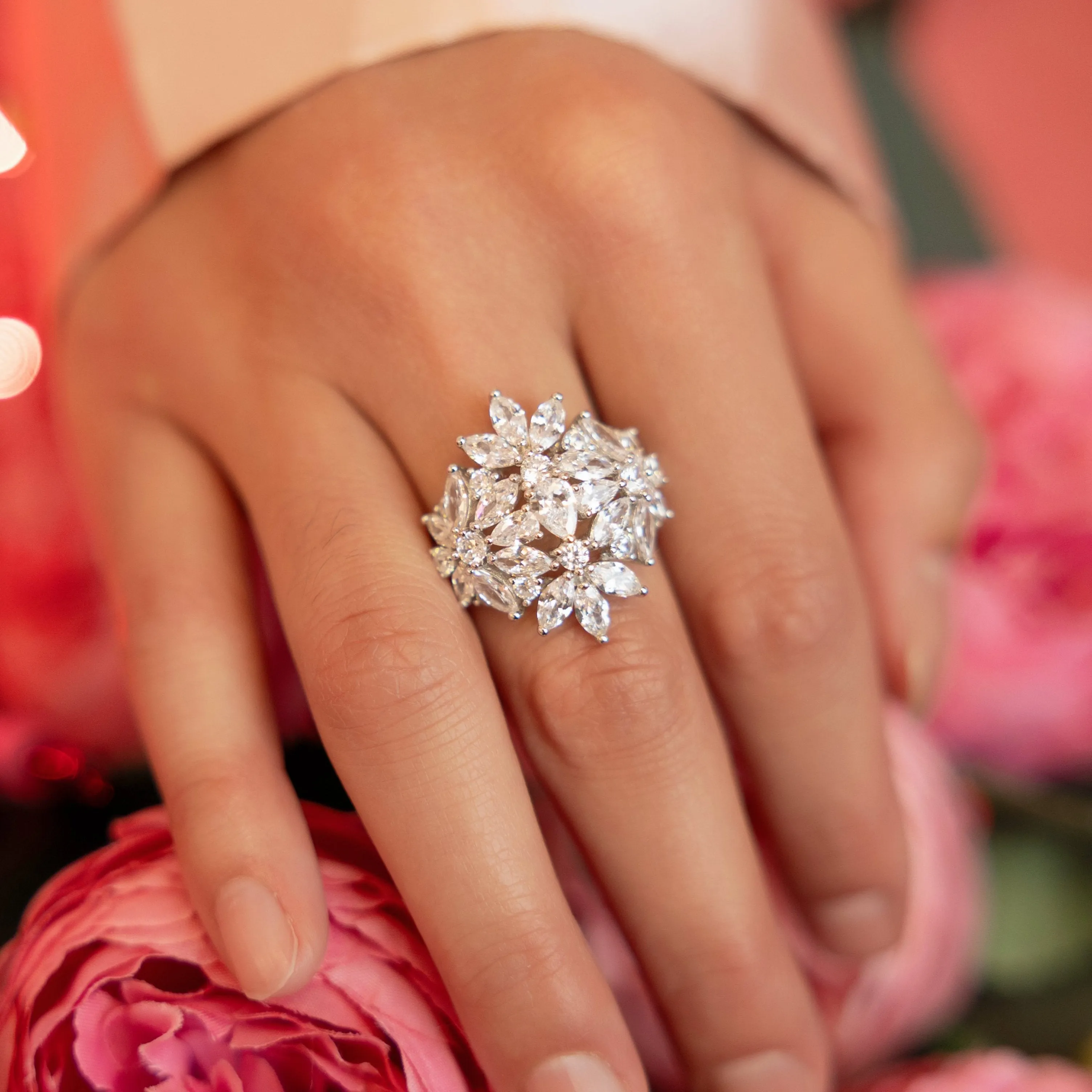 Winter Blossom Ring