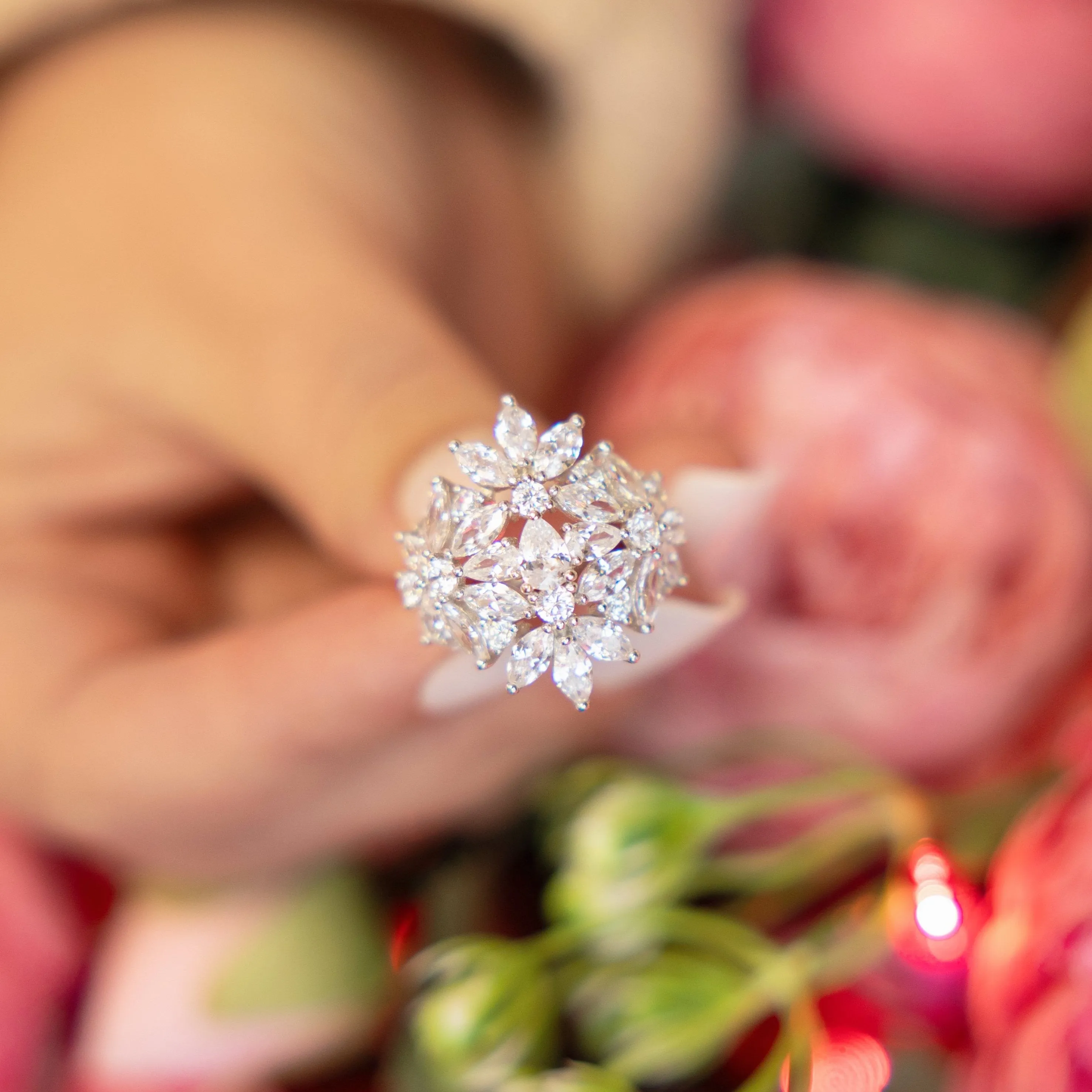 Winter Blossom Ring