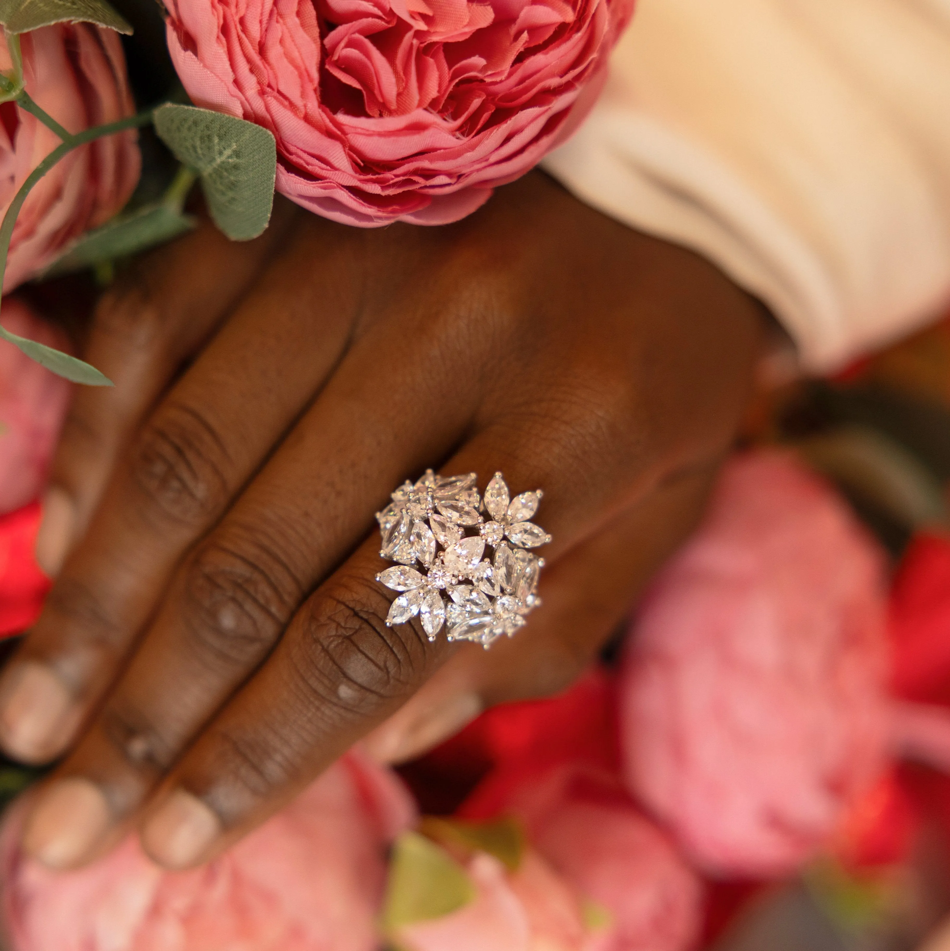 Winter Blossom Ring