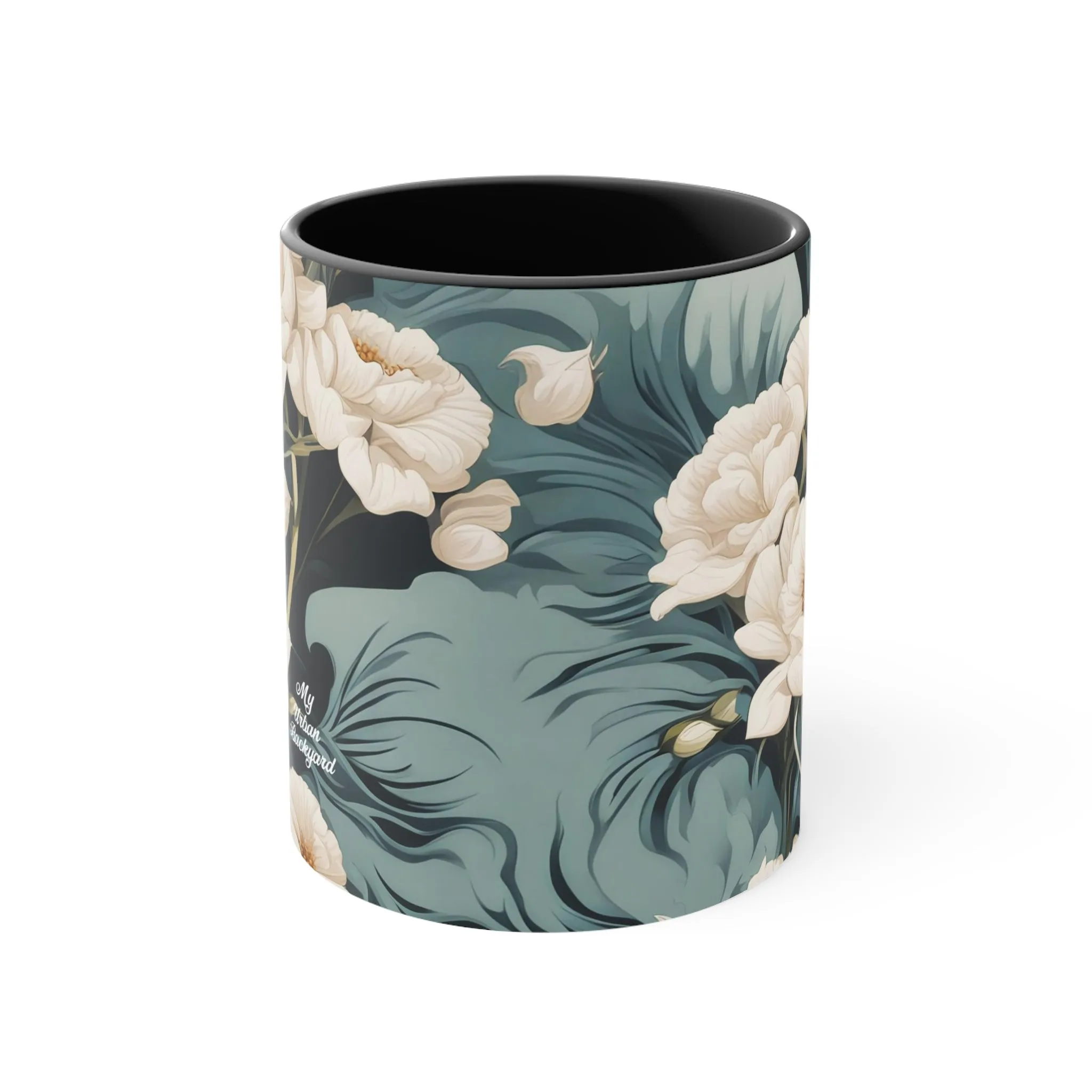 Winter Flowers, Ceramic Mug - Perfect for Coffee, Tea, and More!