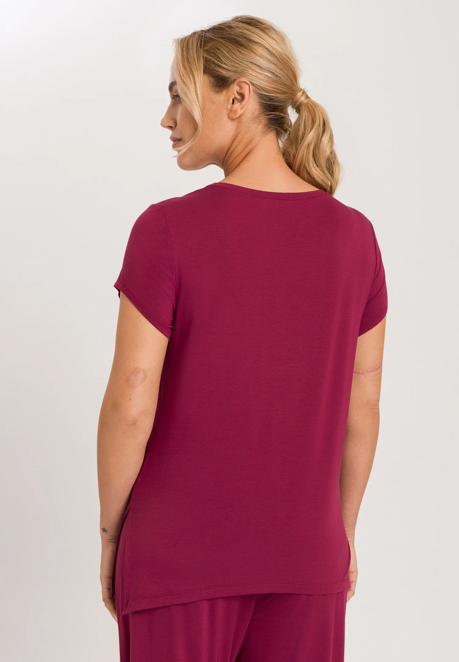 Yoga Flowy Round Neck Top | Anemone 78795-2475